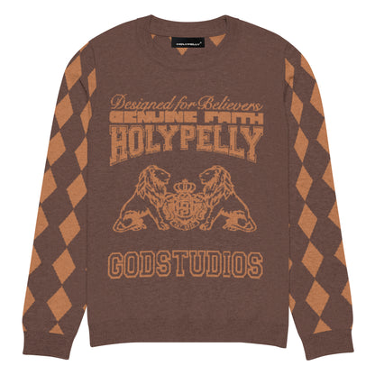 PULL EN MAILLE HOLYPELLY MARRON 