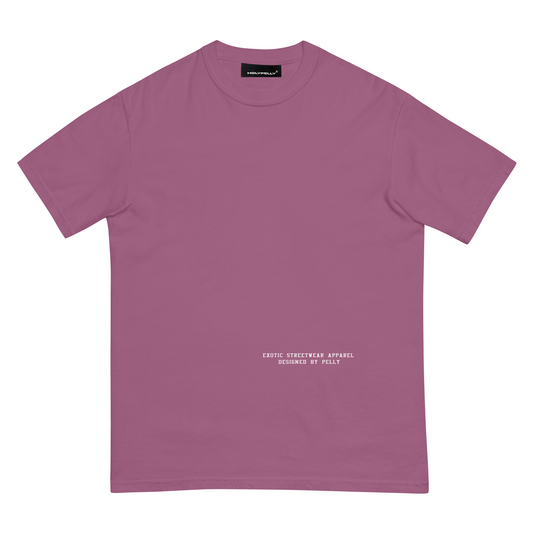 T-SHIRT VIOLET LOGO DÉLAVÉ