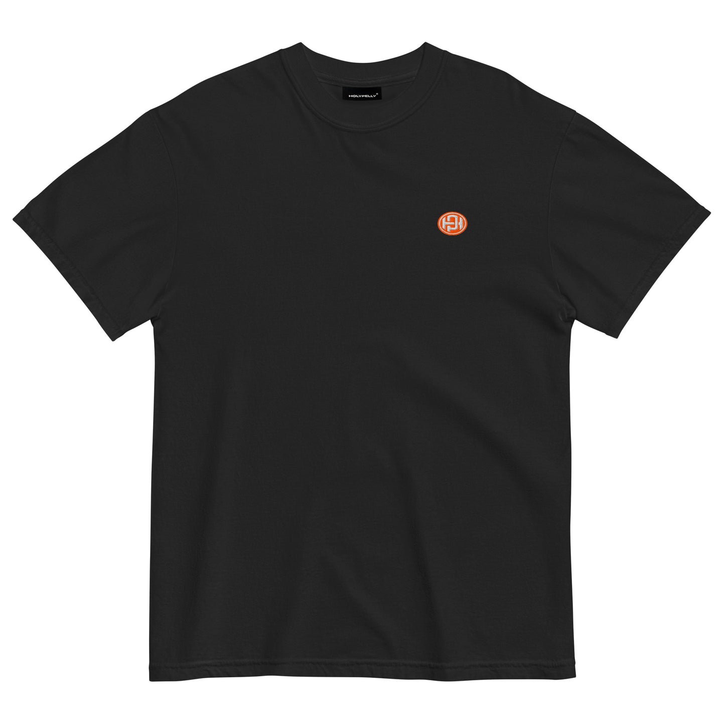 ORANGE EMBORDERY LOGO T-SHIRT