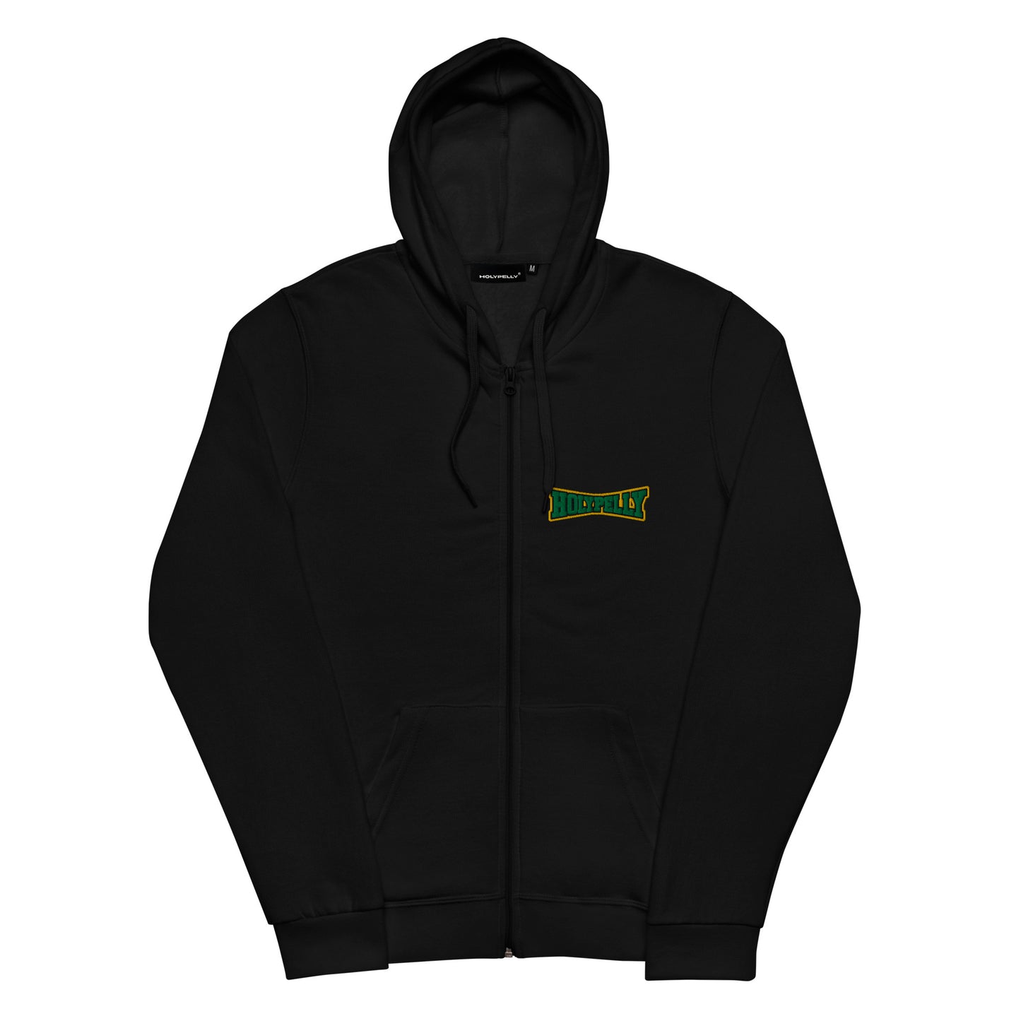 YELLOW & GREEN HOLYPELLY ICON BLACK SWEATJACKET