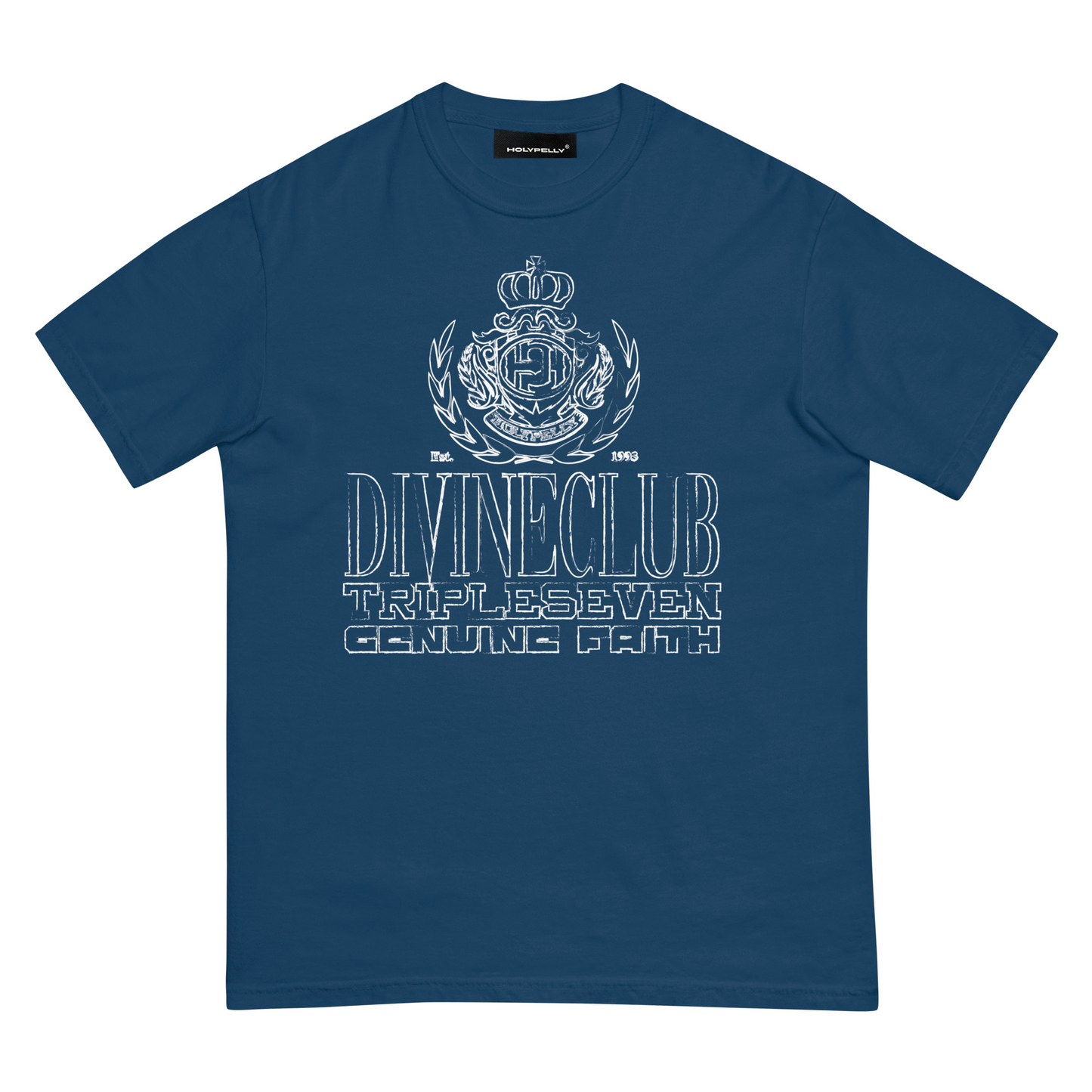 T-SHIRT DIVINE CLUB BLEU FONCÉ