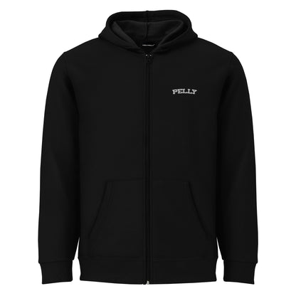 MINIMAL PELLY BLACK SWEATJACKET