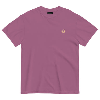 FADED PURPLE EMBORDERY LOGO T-SHIRT