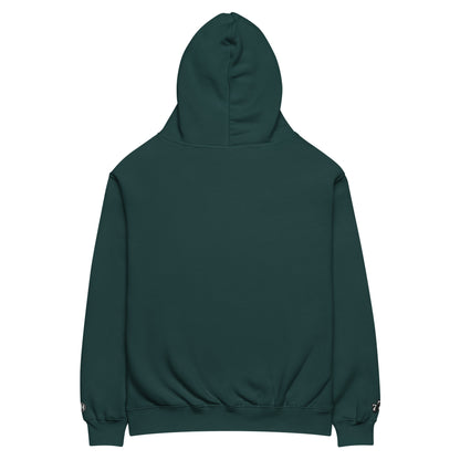 PELLY MINIMAL GREEN HOODED-SWEATER